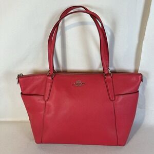 Coach Ava Tote Shoulder Bag Hot Pink